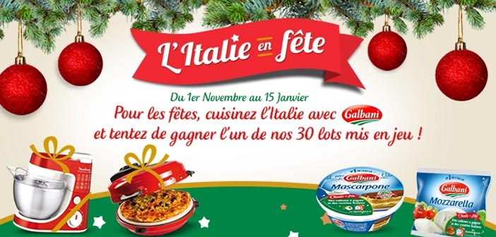 Grand Jeu Galbani l'Italie en Fête