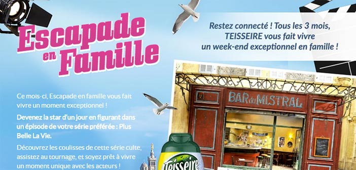 Jeu Teisseire Escapade en famille