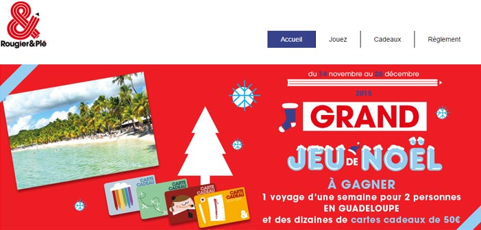 Grand Jeu de Noël Rougier & Ple