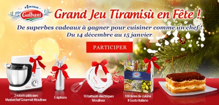 Grand Jeu Galbani Tiramisu en Fête