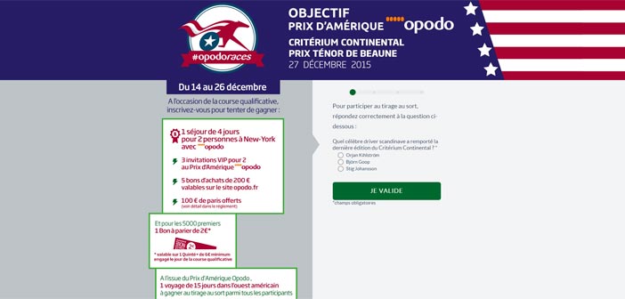 Grand Jeu Prix d'Amérique PMU