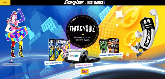 Jeu Energizer Just Dance