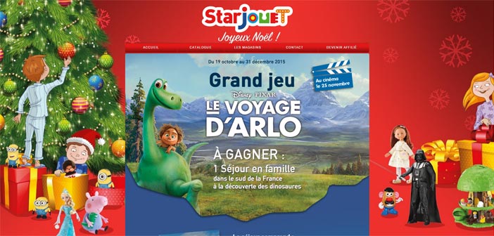 Jeu Starjouet Le voyage d'Arlo