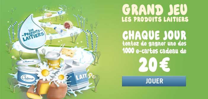 Grand Jeu les Produits Laitiers E-leclerc