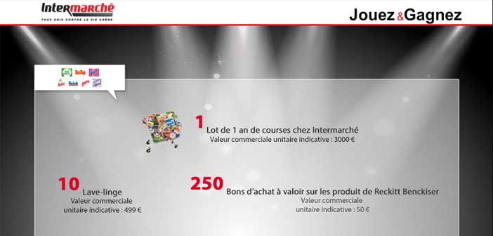 Grand Jeu Intermarché Jouez et Gagnez