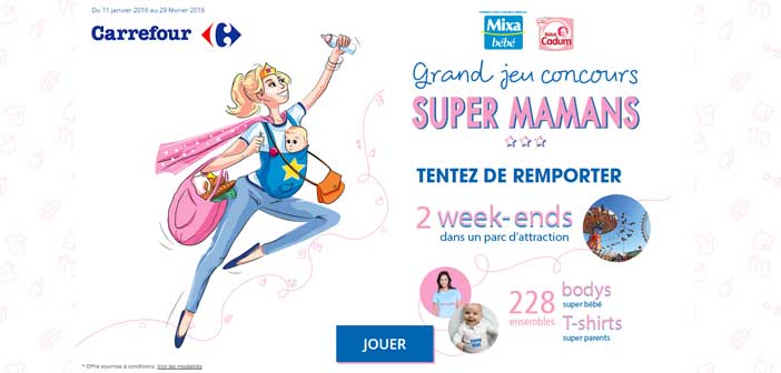 Grand Jeu Super Mamans Carrefour