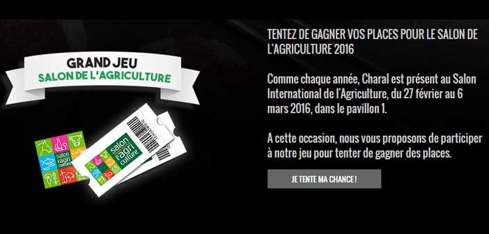 Jeu Charal du Salon de l'Agriculture