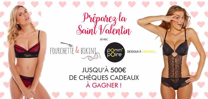 Jeu Saint Valentin Fourchette&Bikini