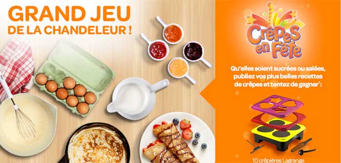 Grand Jeu Lactel Chandeleur