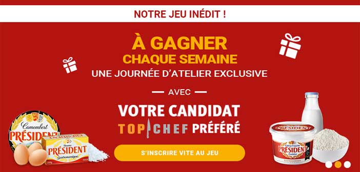 Jeu Concours Top Chef Président