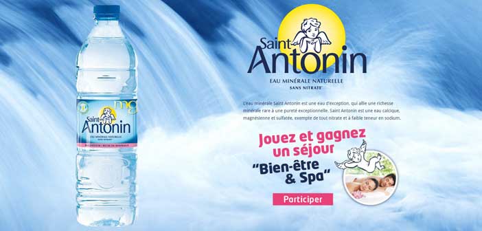 Jeu Concours Eau Saint Antonin
