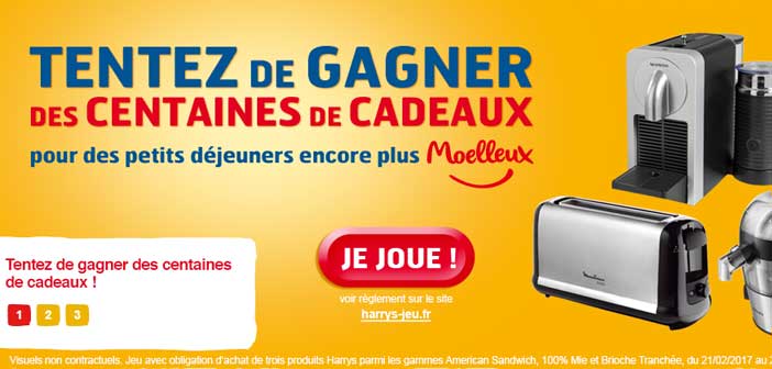 Jeu Concours Harry's 2017