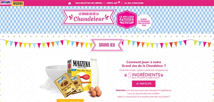 jeu.unecrepeplusqueparfaite.com - Jeu Chandeleur Alsa Maizena