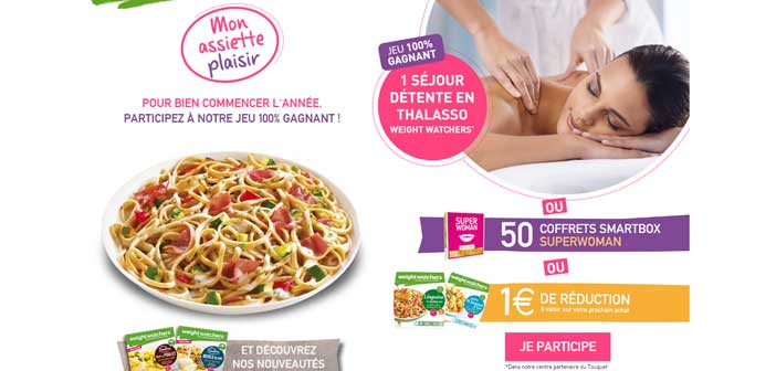 www.monplatplaisir.com - Jeu Weight Watchers Rentrée 2017