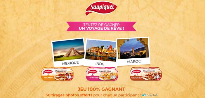 Jeu Saupiquet Recette du Monde