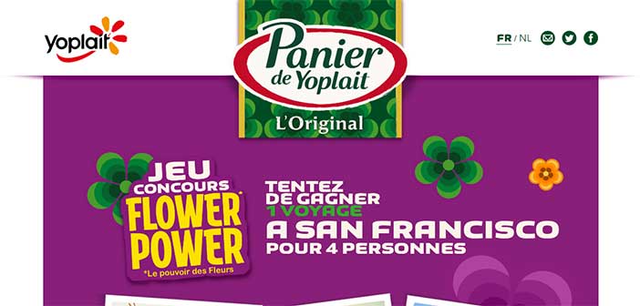 Jeu Flower Power Panier de Yoplait
