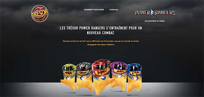 Grand Jeu Chocovore Power Rangers