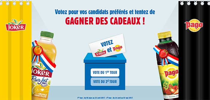 Grand Jeu Votez Joker et Pago