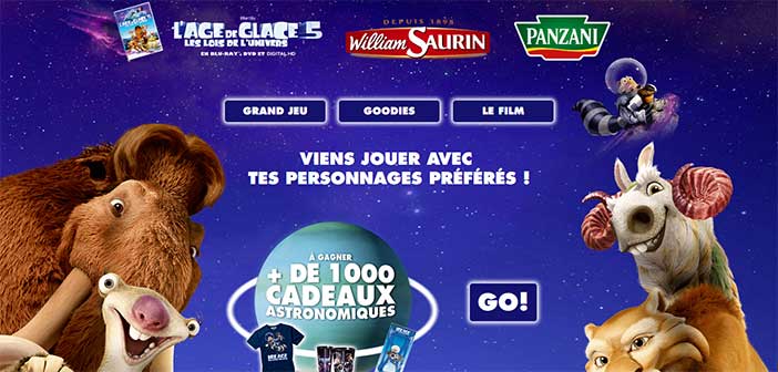 rand Jeu William Saurin L'Age de Glace 5