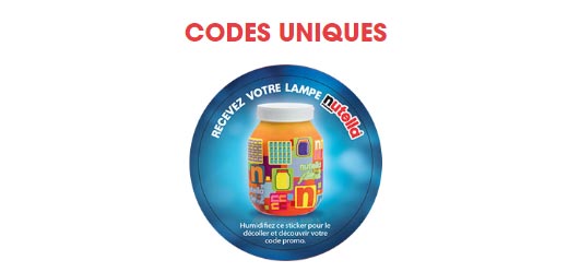 Offre Ma Lampe Nutella