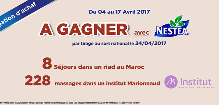 Grand Jeu Nestea chez Carrefour