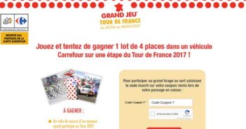 www.carrefour.fr/grandjeutourdefrance - Carrefour Grand Jeu Tour de France