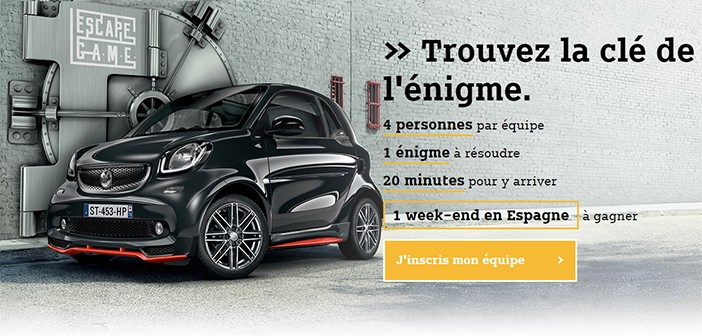 Grand Jeu Smart Escape Game 2017