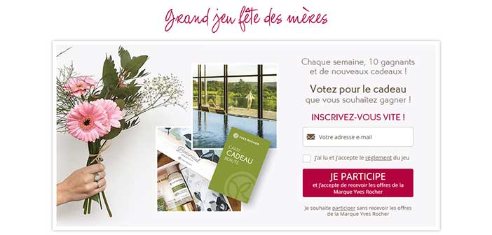 www.yr-lejeu.com - Grand Jeu Fête des Mères Yves Rocher