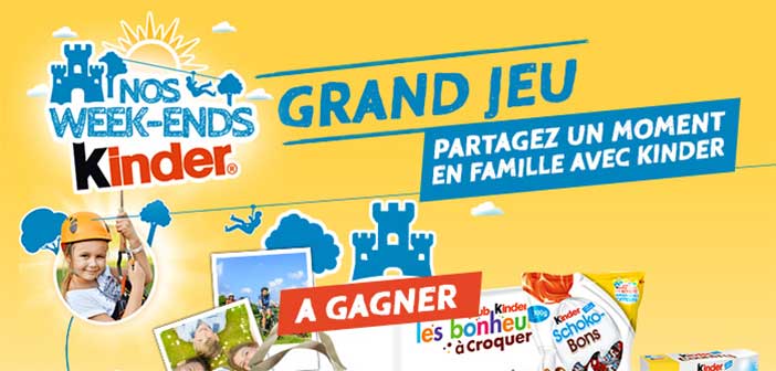 Club.kinder.fr - Jeu Club Kinder Partagez un moment en famille