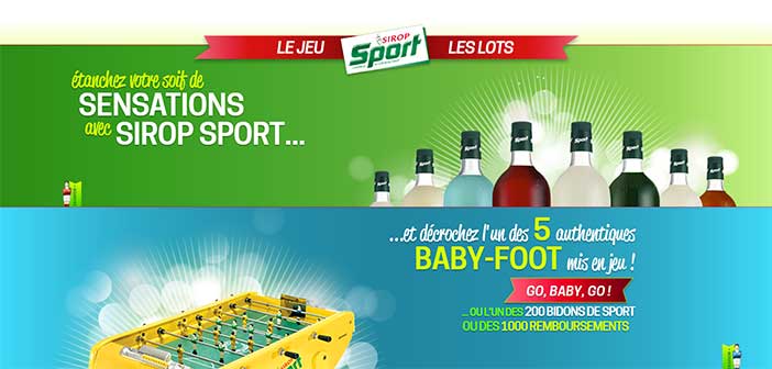 siropsport.fr/babyfoot - Grand Jeu Sirop Sport Babyfoot