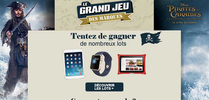 www.geantcasino.fr/jeu-pirates-des-caraibes - Grand Jeu des Marques Géant Casino