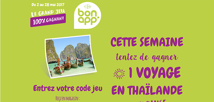 www.grandjeubonapp.com - Grand Jeu Carrefour Bon App 2017