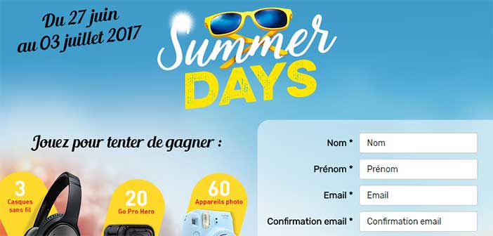 www.cora.jeupepsico.fr - Jeu Pepsico Cora Summer Days