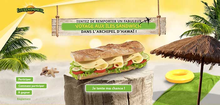 www.leerdammer.fr/grandjeu - Jeu Leerdammer Sandwich