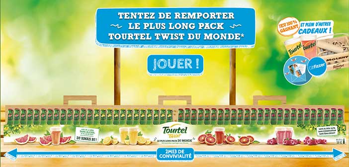 www.tourtel-twist.fr - Jeu Tourtel Twist Le plus long pack du monde