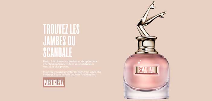 Nocibe-jeanpaulgaultier-scandal.fr - Jeu Nocibe Jean Paul Gaultier