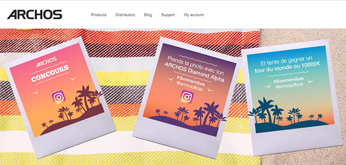 www.archos.com - Jeu concours Archos #Summervibes