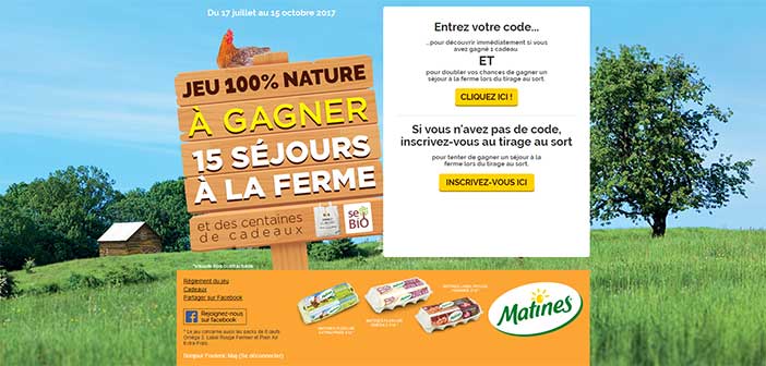 www.jeumatines.com - Jeu Matines 100% nature