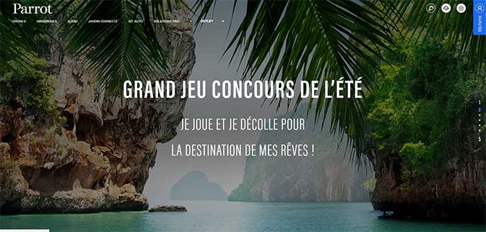 www.parrot.com - Grand Jeu Concours de l'Été Parrot