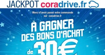 www.cora.fr - Jeu Jackpot Cora Drive