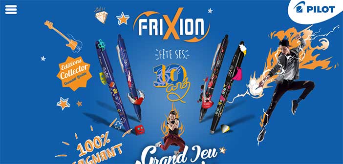 www.frixion10ans.fr - Grand Jeu Anniversaire FriXion 10 ans
