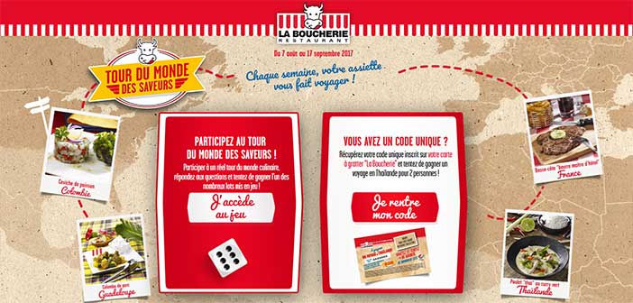www.la-boucherie.fr - Jeu La Boucherie Restaurant Tour du monde des saveurs