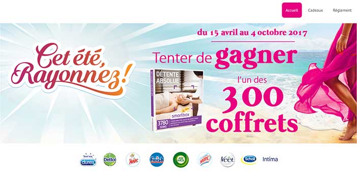 Rayonnez.marques-gagnantes.fr - Jeu Instant Gagnant cet été rayonnez