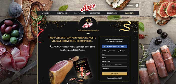 aoste.fr/jeu-irresistible-anniversaire - Jeu Aoste Irrésistible Anniversaire