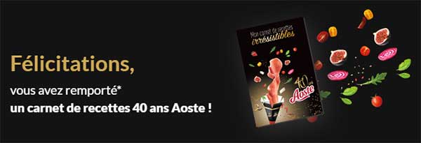 aoste.fr/jeu-irresistible-anniversaire - Jeu Aoste Irrésistible Anniversaire