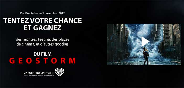 Geostorm-festina.com - Jeu Concours Festina Geostorm