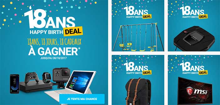 www.rueducommerce.fr - Grand Jeu Concours #18ANSOURIEN