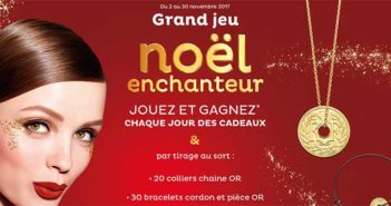 Jeu.nocibe.fr - Grand Jeu Noël Enchanteur Nocibé