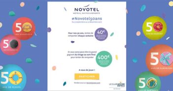 Novotel50ans.com - Jeu Concours Novotel 50 ans