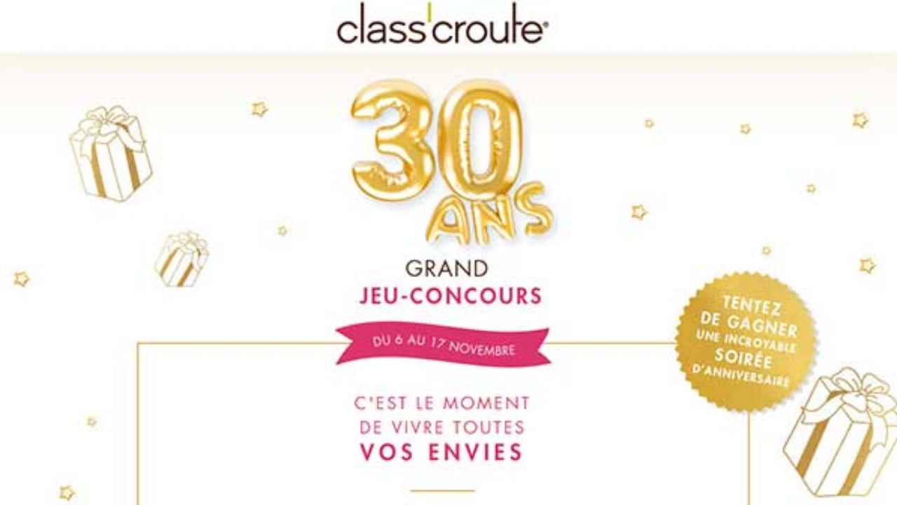 Www Classcroute Com Jeu 30 Ans Jeu Les 30 Ans Class Croute Bestofconcours
